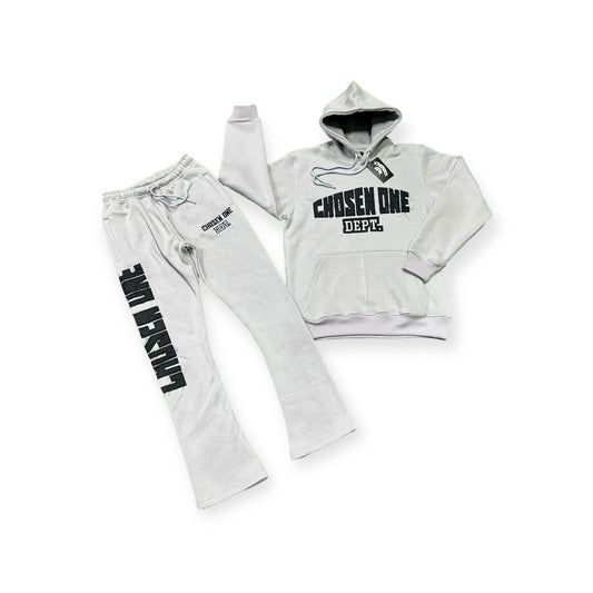 Chosen One Dept. (Grey) Hoodie/Stacked Flare Trackset