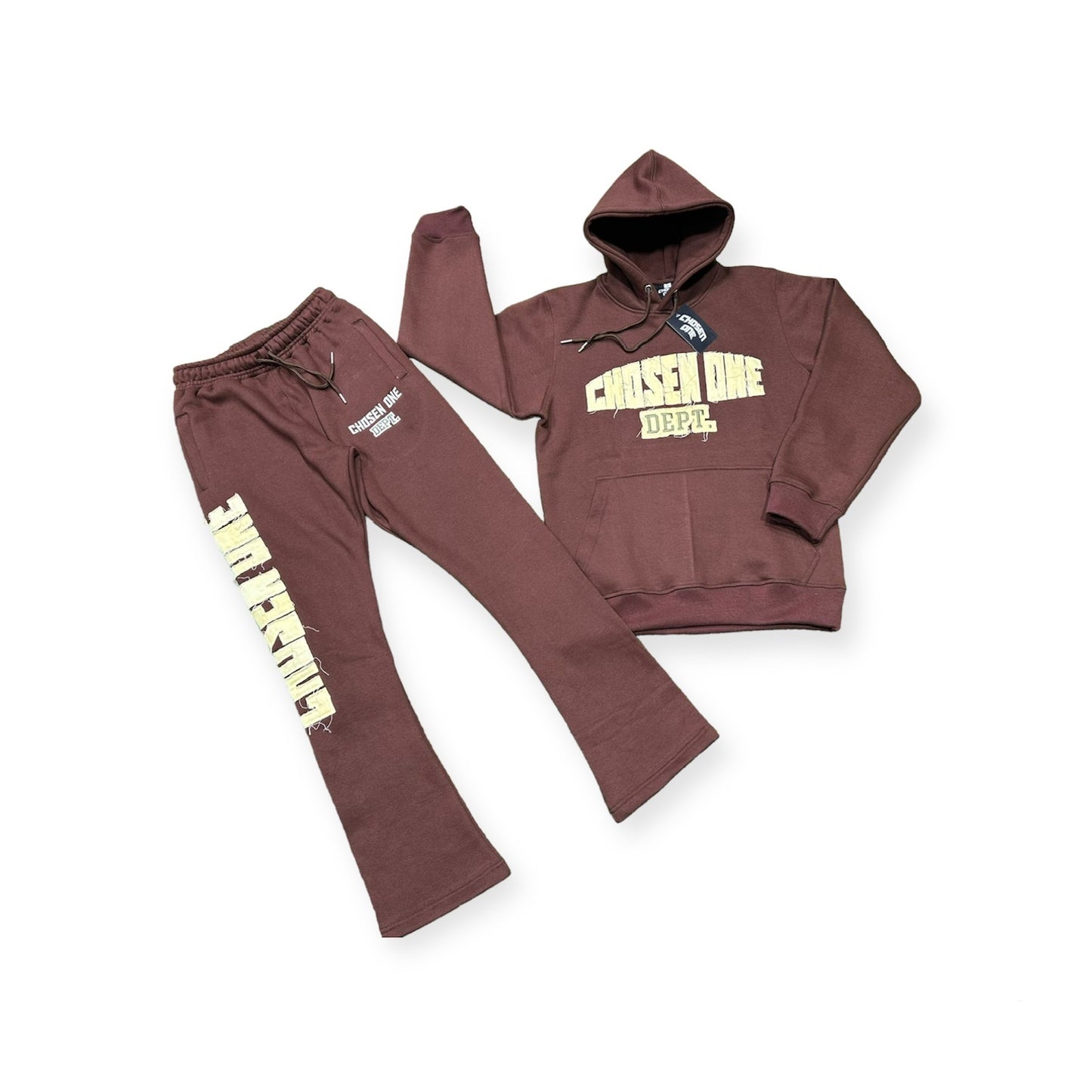 Chosen One Dept. (Brown) Hoodie/Stacked Flare Trackset